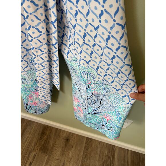 Lilly Pulitzer Tiki Wrap Romper Pants Jumpsuit Cropped - Picture 5 of 12